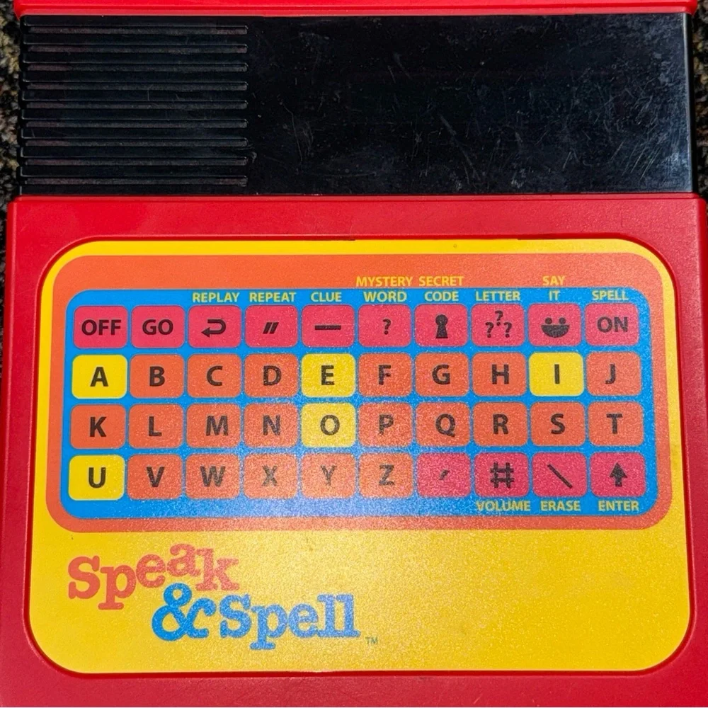 1978 Vintage Basic‎ Fun Speak & Spell Electronic Game - Item #09624*** WORKS!